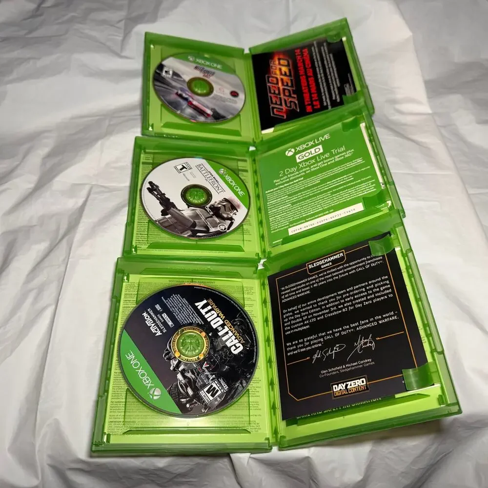 Original Microsoft Xbox One Model 1540 Console With Games, Box & Extras Read